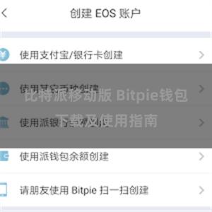 比特派移动版 Bitpie钱包下载及使用指南