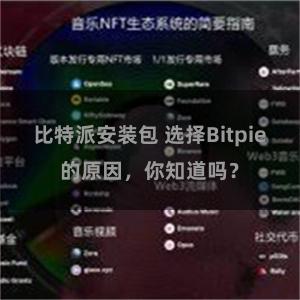 比特派安装包 选择Bitpie的原因，你知道吗？