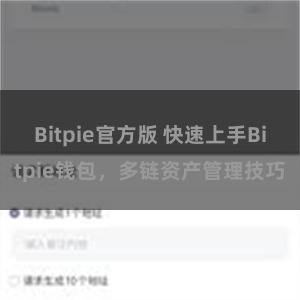 Bitpie官方版 快速上手Bitpie钱包，多链资产管理技巧